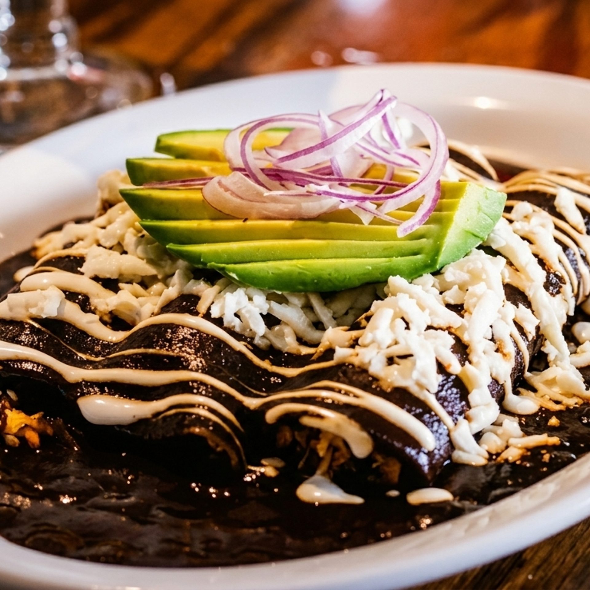 Enmoladas, fajitas, chilaquiles