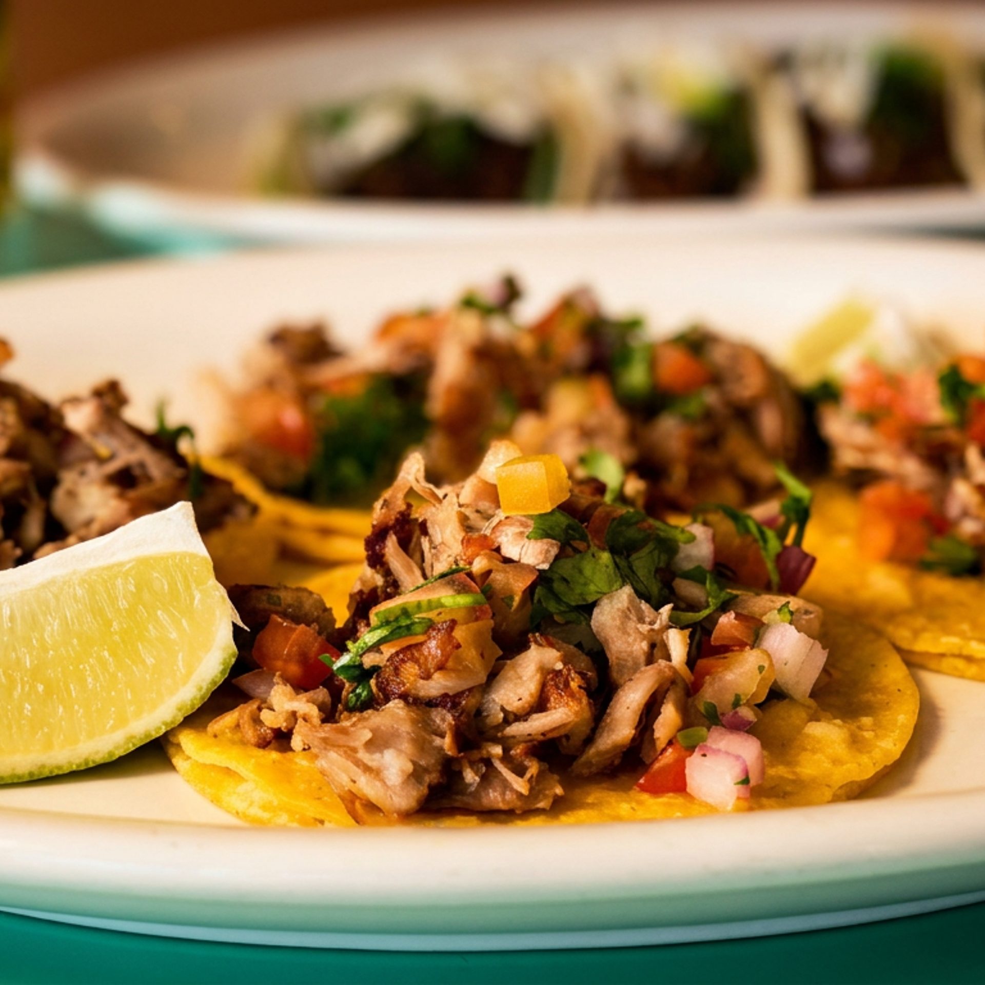 Carnitas tacos and brunch classics